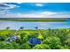 A beautiful view of a home neighborhood overlooking the waterway at 2287 Shoreline Dr, Johns Island, SC 29455