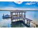 Dock over the water with a shelter offering stunning water views and outdoor enjoyment at 2287 Shoreline Dr, Johns Island, SC 29455