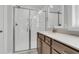 Bathroom showcases a glass-enclosed shower and vanity at 2807 Grange Cir, Summerville, SC 29486