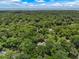 Aerial view of a home surrounded by lush trees, overlooking a scenic marsh and waterway at 3125 Privateer Creek Rd, Seabrook Island, SC 29455