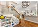 Inviting entryway featuring hardwood floors and an open floor plan leading to the kitchen at 3125 Privateer Creek Rd, Seabrook Island, SC 29455