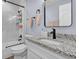 Well-appointed bathroom featuring modern fixtures and a shower-tub combination at 402 Woodward Blvd, Summerville, SC 29483