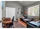 Bedroom features a desk, pull out couch, and hard wood floors at 4752 Trailside Ct # B, North Charleston, SC 29418