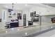 Modern kitchen featuring stainless steel appliances and gray countertops at 4752 Trailside Ct # B, North Charleston, SC 29418