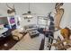 Open living room showcasing the layout and decorative animal mounts at 4752 Trailside Ct # B, North Charleston, SC 29418