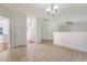 Dining room features tile floor, chandelier, with easy access to the staircase at 5256 Mulholland Dr, Summerville, SC 29485