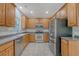 Bright kitchen with stainless steel appliances and lots of cabinet space at 5256 Mulholland Dr, Summerville, SC 29485