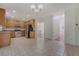Spacious kitchen featuring stainless steel appliances, tiled flooring, and lots of cabinet space at 5256 Mulholland Dr, Summerville, SC 29485
