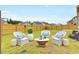 Backyard view of patio furniture in fenced backyard at 528 Fern Tree Dr, Summerville, SC 29486