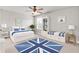 Tastefully decorated bedroom featuring a queen sized bed, stylish rug, and bright natural light at 528 Fern Tree Dr, Summerville, SC 29486