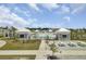 Aerial view of community pool and gathering area in West Lake community at 528 Fern Tree Dr, Summerville, SC 29486