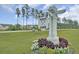 Welcoming West Lake community sign surrounded by colorful landscaping at 528 Fern Tree Dr, Summerville, SC 29486