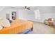 Bright bedroom featuring a ceiling fan, neutral walls, and a charming window seat at 634 Lynne Ave, Charleston, SC 29412