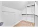 Organized walk-in closet with built-in shelving and ample storage space at 634 Lynne Ave, Charleston, SC 29412