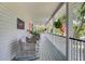 Comfortable covered porch featuring rocking chairs and lovely views of the neighborhood at 634 Lynne Ave, Charleston, SC 29412