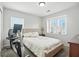 Bright bedroom with carpet, double windows, and neutral decor at 7164 Sweetgrass Blvd, Hanahan, SC 29410