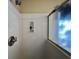 Shower stall featuring white marble-style walls, updated faucet, and shower head at 7277 Sweetgrass Blvd, Hanahan, SC 29410