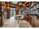 Sophisticated home office with coffered ceilings, fireplace and custom built-ins at 79 Trailing Vine Way, Kiawah Island, SC 29455