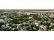 Breathtaking aerial view of a city with lush trees and a river in the background at 10 Trapman St, Charleston, SC 29401