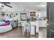 Open floor plan showcasing a combined living room, kitchen, and dining area at 10 Trapman St, Charleston, SC 29401