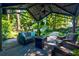 Outdoor patio and seating area with landscaping, perfect for relaxing or entertaining guests at 102 Cottonwood Dr, Summerville, SC 29483