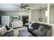 Comfortable living room features plush seating, a modern TV setup, and neutral wall paint at 104 Queens Ct, Summerville, SC 29485