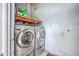 This laundry room has a washer and a dryer at 108 Reardon St, Moncks Corner, SC 29461