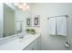 Clean bathroom featuring neutral color palette, new countertops, and attractive decor at 109 Lyra Ln, Summerville, SC 29486