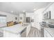 Modern kitchen featuring granite countertops, stainless steel appliances, and a large island at 109 Lyra Ln, Summerville, SC 29486