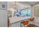 Stylish kitchen with stainless steel appliances, a quartz countertop bar, and modern pendant lighting at 1188 Camden St, North Charleston, SC 29405
