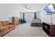 Spacious bedroom with carpet, couch, desk, ceiling fan and natural light from the windows at 158 Balsam Cir, Summerville, SC 29485