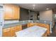 Kitchen featuring stainless steel appliances, an island, and hardwood floors at 1629 Jorrington Street St, Mount Pleasant, SC 29466