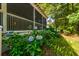 Landscaped yard with lush hydrangeas and peaceful surroundings at 1872 Staffwood Rd, Johns Island, SC 29455