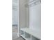 Functional mudroom features built-in bench seating and storage cubbies at 215 Bilge Rd, Ridgeville, SC 29472