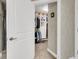 Walk-in closet with shelves and rod for hanging clothes at 225 Seven Farms Dr # 307, Daniel Island, SC 29492