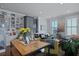 Open living space features hardwood floors, recessed lighting, dining area, and comfortable seating at 3 1/2 Maranda Holmes St # B, Charleston, SC 29403