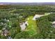 Beautiful aerial view highlighting a golf course near a lake and luxurious residences surrounded by lush greenery at 3171 Pignatelli Cres, Mount Pleasant, SC 29466