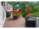 Backyard deck with outdoor dining and grilling areas; in a secluded setting at 3171 Pignatelli Cres, Mount Pleasant, SC 29466