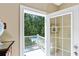 Balcony view overlooking the swimming pool and serene green surroundings at 3171 Pignatelli Cres, Mount Pleasant, SC 29466