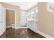 Bright bathroom with a glass-enclosed shower, and modern vanity at 3171 Pignatelli Cres, Mount Pleasant, SC 29466