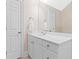 Clean bathroom featuring white vanity with sink, a large mirror, and tile flooring at 3171 Pignatelli Cres, Mount Pleasant, SC 29466