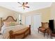 Comfortable bedroom featuring a king-sized bed, chair, tv, and neutral decor creating a relaxing space at 3171 Pignatelli Cres, Mount Pleasant, SC 29466