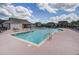 Community pool featuring lounge chairs and a splash fountain, perfect for relaxation and summer fun at 357 Beachgrass Ln, Summerville, SC 29486
