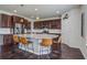 Spacious kitchen with granite countertops, stainless steel appliances, and a central island at 357 Beachgrass Ln, Summerville, SC 29486