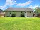 Well-maintained backyard with green lawn and a small patio area, perfect for outdoor relaxation at 4457 Rice Mill Dr, North Charleston, SC 29420