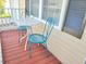 Cozy front porch with outdoor seating, perfect for relaxing and enjoying the neighborhood view at 4457 Rice Mill Dr, North Charleston, SC 29420