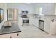 Modern kitchen with stainless steel appliances, sleek countertops, and ample cabinet space at 4457 Rice Mill Dr, North Charleston, SC 29420