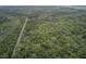 Aerial view showcasing the property's expansive greenery and surrounding landscape, emphasizing privacy and natural beauty at 4848 Woodville Rd, Awendaw, SC 29429