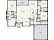 Detailed floor plan showcasing the layout of the home, including room dimensions and the placement of key features at 4848 Woodville Rd, Awendaw, SC 29429