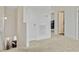 Hallway with neutral walls, carpet, white trim, and doors to other rooms of the house at 494 Pender Woods Dr, Summerville, SC 29486